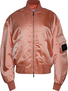 Куртка Off-White Nylon Bomber Jacket &apos;Peach Orange&apos;, оранжевый