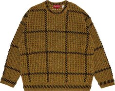 Свитер Supreme Quilt Stitch Sweater &apos;Yellow&apos;, желтый