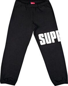 Спортивные брюки Supreme Rib Sweatpant &apos;Black&apos;, черный