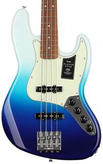 Бас-гитара Fender Player Plus Active Jazz Bass — цвет Belair Blue с накладкой на гриф Pau Ferro 0147373330