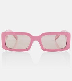 Солнцезащитные очки в квадратной оправе Dolce&amp;Gabbana, розовый