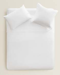 Пододеяльник Zara Home Cotton Percale Duvet, 500 нитей, белый