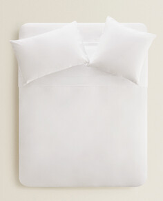 Пододеяльник Zara Home Sateen Duvet, 500 нитей, белый