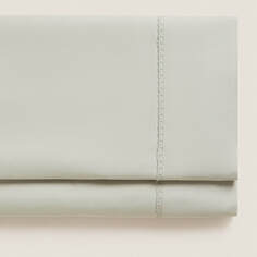 Простыня Zara Home Plain Cotton, светло-зеленый