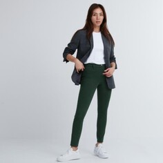 Джеггинсы Uniqlo Ultra Stretch, темно-зеленый