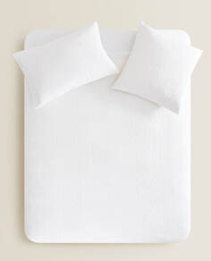 Пододеяльник Zara Home With Raised Bedspread Effect, белый