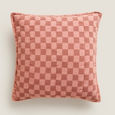 Чехол для подушки Zara Home Waffle-knit, светло-красный