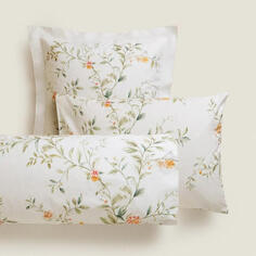 Наволочка Zara Home Floral Print, белый