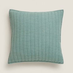 Чехол для подушки Zara Home Striped Cushion, зеленый