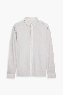 Льняная рубашка 120% LINO, серый