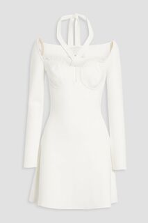 Платье мини эластичной вязки с вырезами 3.1 PHILLIP LIM, белый