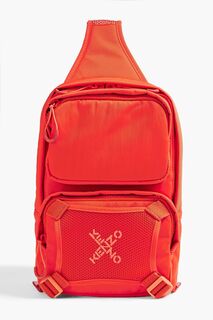 Рюкзак из сетки и ракушек с принтом KENZO, оранжевый