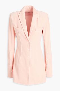 Велюровая куртка из смесового хлопка ALEXANDER WANG, розовый