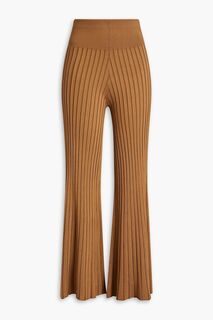 Расклешенные брюки Astrid в рубчик A.L.C., коричневый