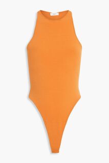 Боди эластичной вязки с вырезом Pierce A.L.C., оранжевый