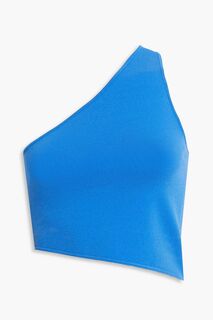 Асимметричный топ Colby на одно плечо из эластичного джерси A.L.C., синий