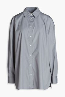 Рубашка Espanto из хлопкового поплина LOULOU STUDIO, серый