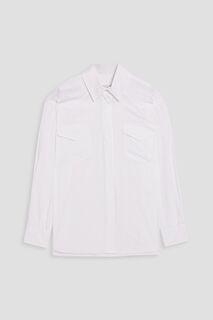 Рубашка из хлопка и поплина ALEXANDRE VAUTHIER, белый