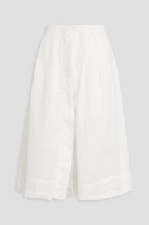 Плиссированная льняная юбка Kelsey ALEX MILL, белый