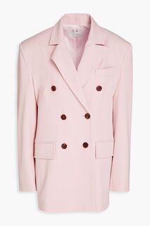 Саржевый пиджак LVIR, розовый