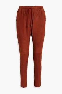 Замшевые спортивные брюки ALEXANDRE VAUTHIER, коричневый