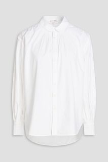 Рубашка Kit из хлопкового поплина с защипами ALEX MILL, белый