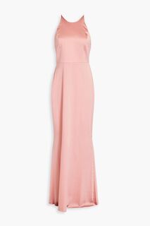 Атласное платье Samia ALICE + OLIVIA, розовый