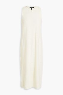 Платье миди Lucy из хлопкового твида RAG &amp; BONE, слоновая кость