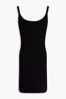 Платье мини Lena из смесового хлопка RAG &amp; BONE, черный