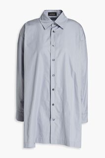 Рубашка из хлопка и поплина ESKANDAR, серый