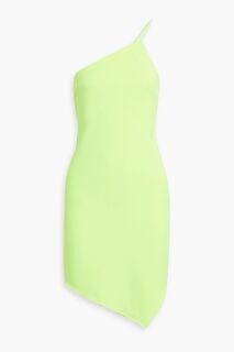 Креповое платье мини Mia на одно плечо ET OCHS, зеленый