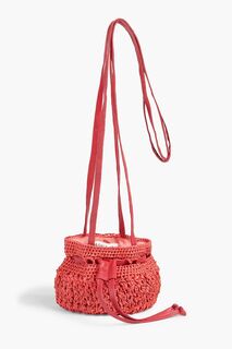 Плетеная сумка-ведро Penelope EUGENIA KIM, коралловый