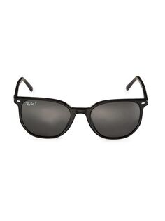 Квадратные солнцезащитные очки RB2197 Elliot 52 мм Ray-Ban, черный