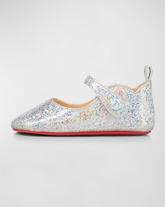 Кожаные балетки Girl&apos;s Love Chick Sparkle, для малышей Christian Louboutin