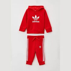 Спортивный костюм Adidas Originals, красный/белый