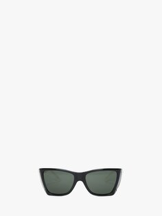 Солнцезащитные очки в широкой оправе JW Anderson, белый