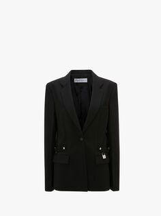 Однобортный пиджак JW Anderson, черный