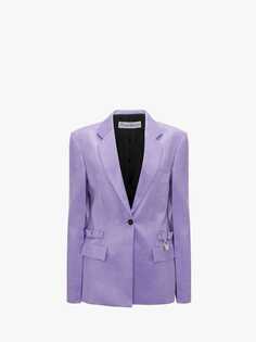 Однобортный пиджак JW Anderson, фиолетовый
