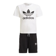 Спортивный костюм Adidas Originals Adicolor, белый/черный