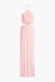 Платье макси из джерси с вырезом Marguerite ALICE + OLIVIA, розовый