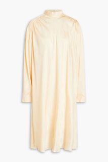 Жаккардовое платье Gitaka со сборками. AMERICAN VINTAGE, оранжевый
