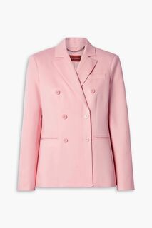 Двубортный пиджак Ana из смесовой шерсти ALTUZARRA, розовый