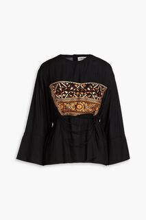 Блузка Bettina с вышивкой ANTIK BATIK, черный