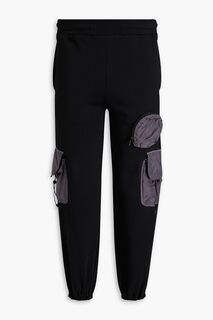 Спортивные брюки из французской хлопковой махры с отделкой рипстоп MCQ ALEXANDER MCQUEEN, черный