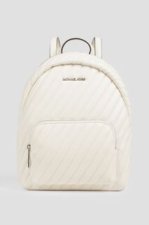 Стеганый рюкзак Erin среднего размера из искусственной кожи MICHAEL MICHAEL KORS, белый