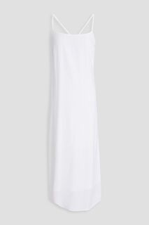 Платье миди из крепа Primrose со шнуровкой MELISSA ODABASH, белый