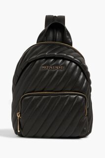 Маленький стеганый рюкзак Erin из искусственной кожи MICHAEL MICHAEL KORS, черный