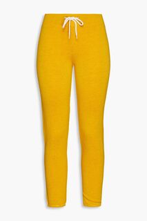 Спортивные брюки из французского махра MONROW, шафрановый