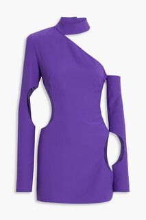 Трансформируемое креповое платье мини с вырезами MÔNOT, фиолетовый