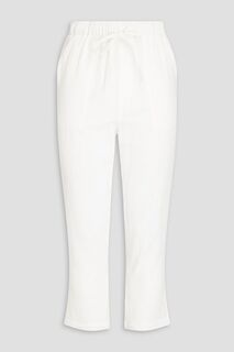Укороченные брюки из органического хлопка и марли. MONROW, белый